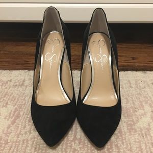 Jessica Simpson Black Suede Pump
